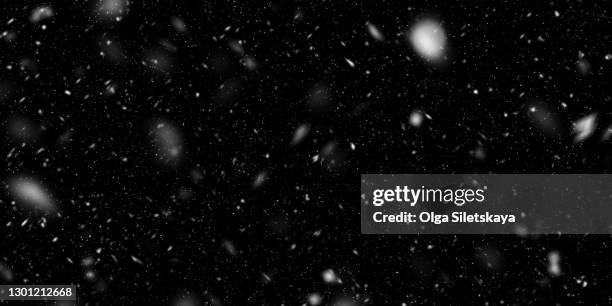 falling snow on black background - sparks nevada - fotografias e filmes do acervo