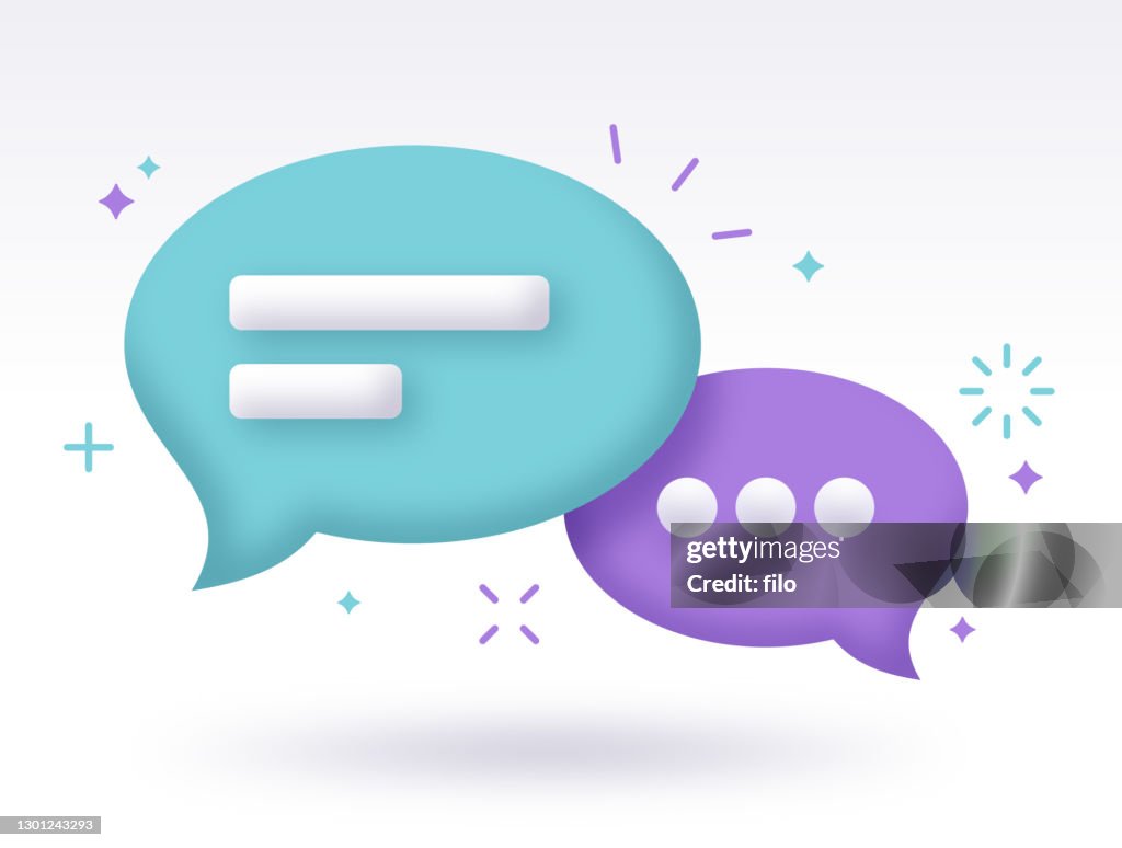 Chat-Sprachblase-Kommunikation