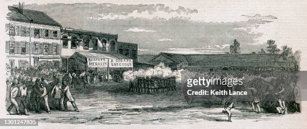 bildbanksillustrationer, clip art samt tecknat material och ikoner med valdagen riot av 1857 - anti corruption