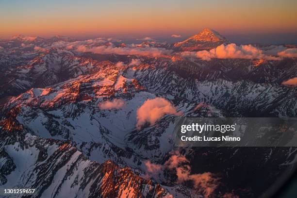 andes mountains - aconcagua - mount aconcagua stock pictures, royalty-free photos & images