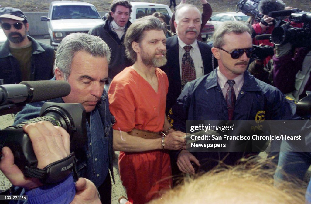 Authorities Escorting Unabomber Theodore Kaczynski