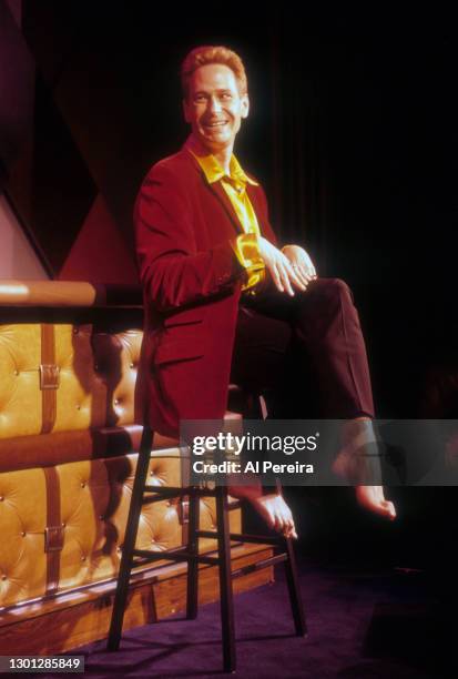 Comedian and Actor Scott Thompson of "Kids In The Hall" performs his Buddy Cole show at Caroline's Comedy Club on June 10, 1998 in New York City.