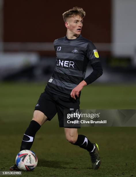 Matt Smith of Doncaster Rovers in action during the Sky Bet League One match between Fleetwood Town and Doncaster Rovers at Highbury Stadium on...