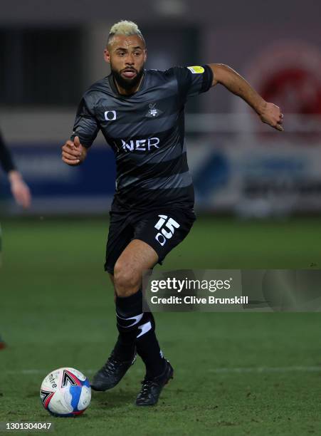 John Bostock of Doncaster Rovers in action during the Sky Bet League One match between Fleetwood Town and Doncaster Rovers at Highbury Stadium on...