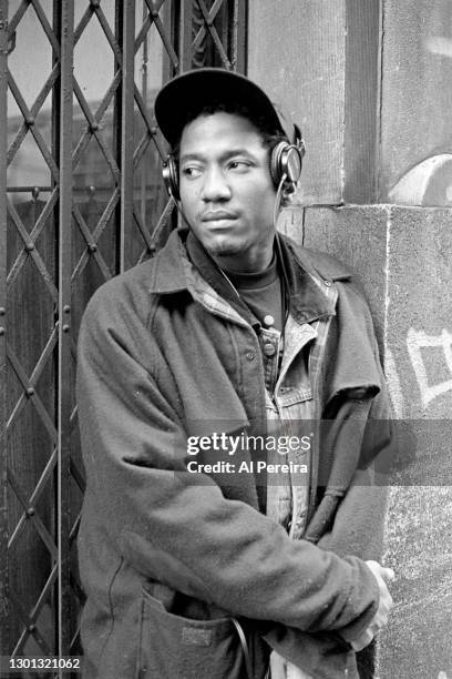 Rapper Q-Tip of A Tribe Called Quest appears in a portrait taken on March 22, 1990 in New York City.
