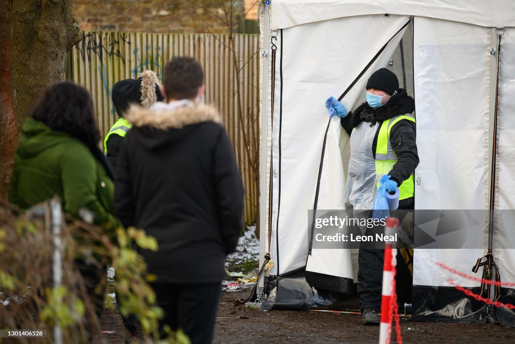 Surge Testing For Covid Variants Takes Place In Lambeth