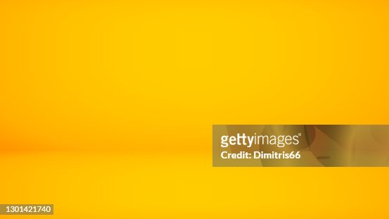 Abstract Backdrop Yellow Background Minimal Empty Space With Soft Light  High-Res Vector Graphic - Getty Images