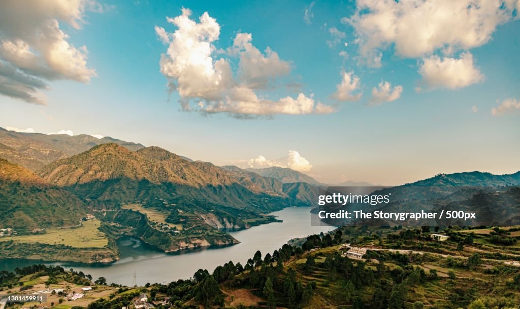 Scenic view of mountains against sky,Uttarkashi,Uttarakhand,India