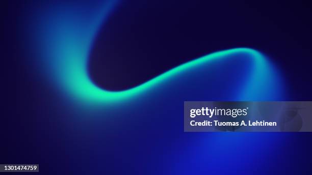 abstract wave flowing blue and turquoise background. - turkoois stockfoto's en -beelden
