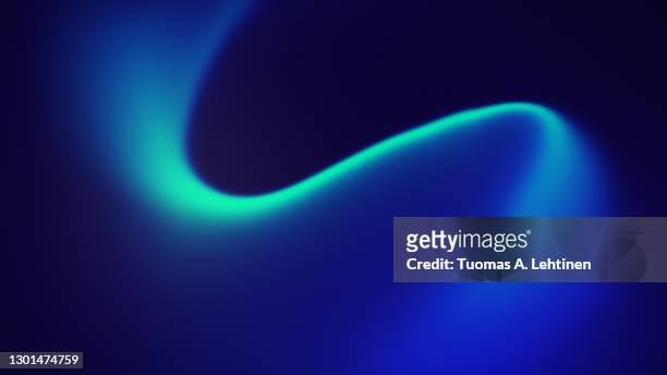 abstract wave flowing blue and turquoise background. - color gradient bildbanksfoton och bilder