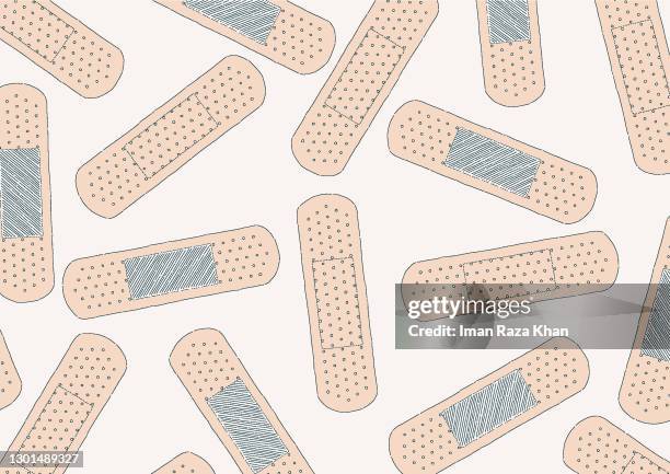 bandages - support system abstract stock illustrations