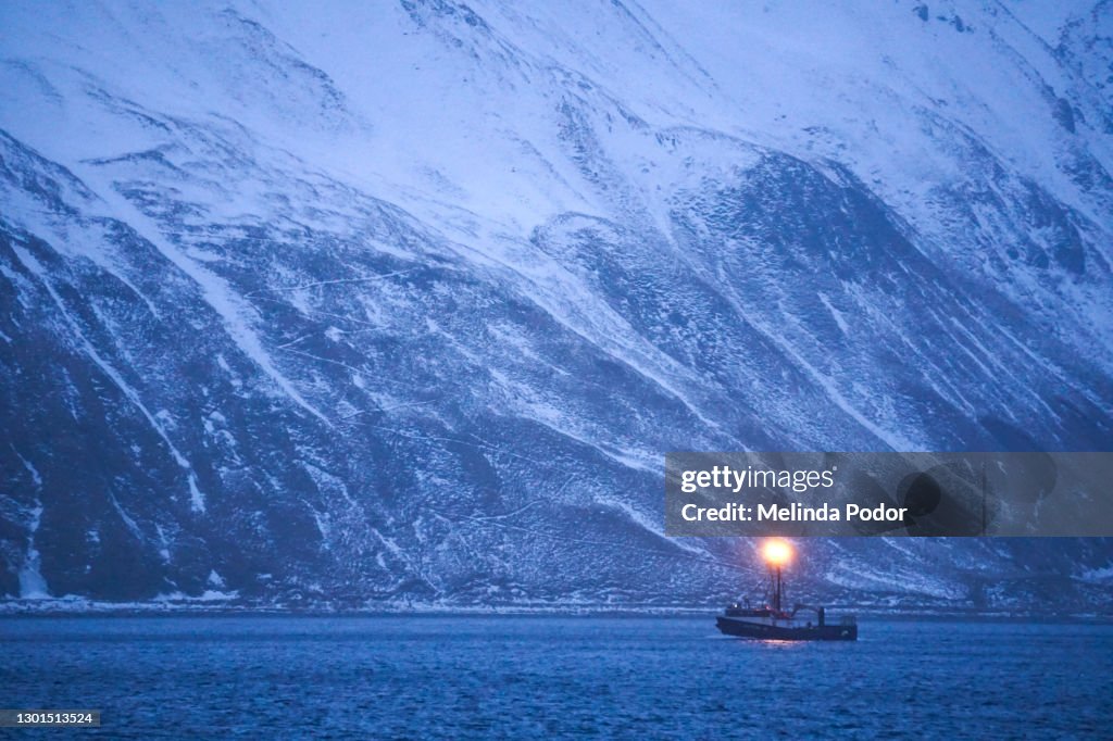 Boat in the Aleutian Chain, near Dutch Harbor