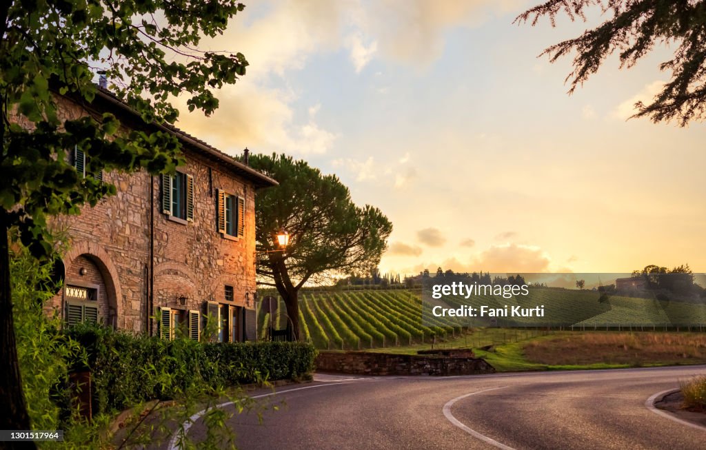 Landschaft in Italien