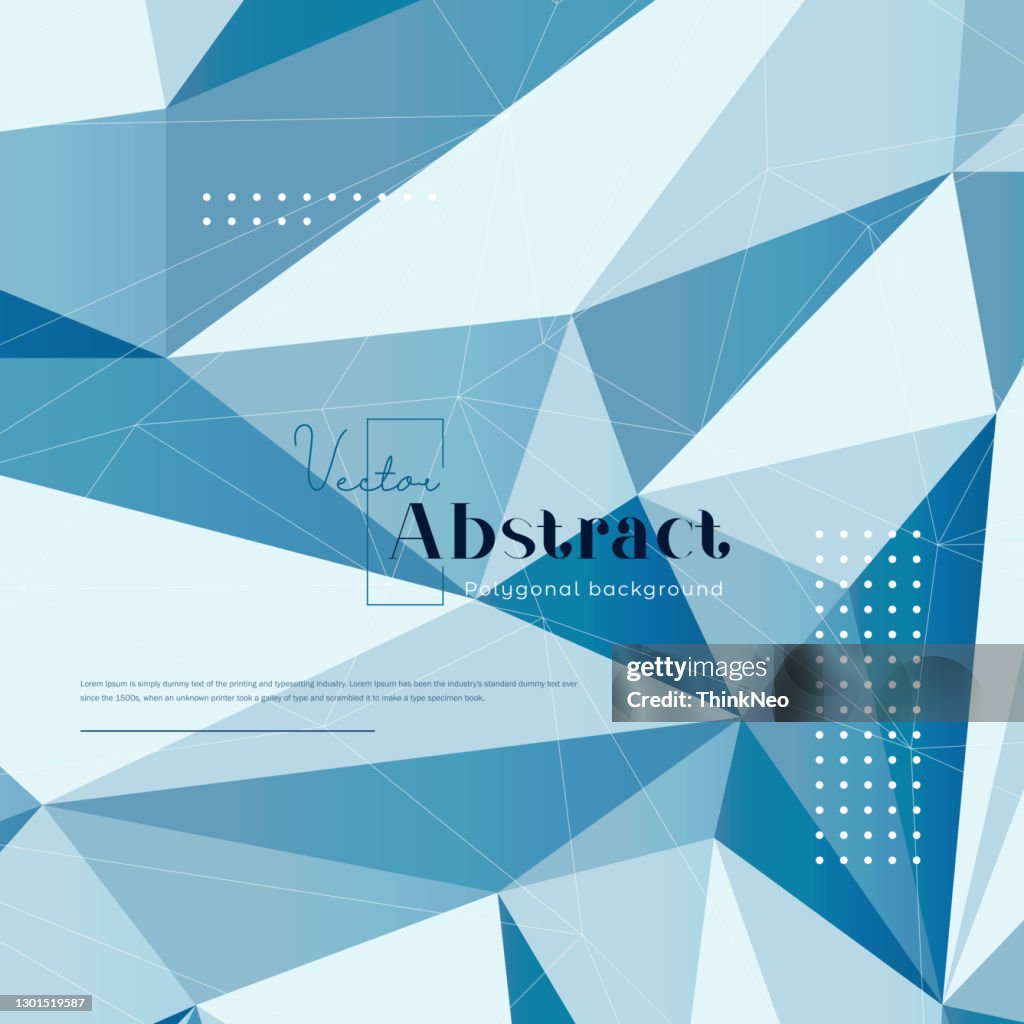 Abstract Triangle Pattern Banner Design High-Res Vector Graphic - Getty ...