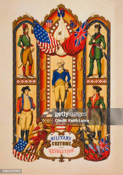 ilustrações, clipart, desenhos animados e ícones de uniformes militares da revolução americana - american revolution soldier