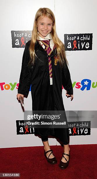 Actress Alexa Gerasimovich attends the 10th Annual Dream Halloween New York event at the Hard Rock Cafe - Times Square on October 23, 2011 in New...