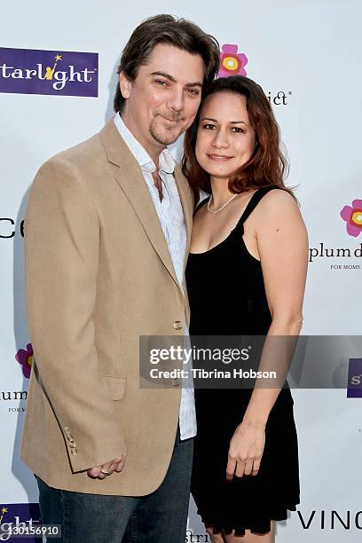 Jeremy Miller and Joanie Miller attend the 2011 Starlight Children's Foundation's Design and Wine Fundraiser at Kathy Hilton's residence on October...