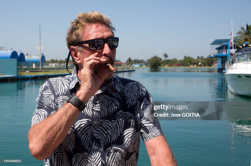 Le milliardaire américain John Mc Afee