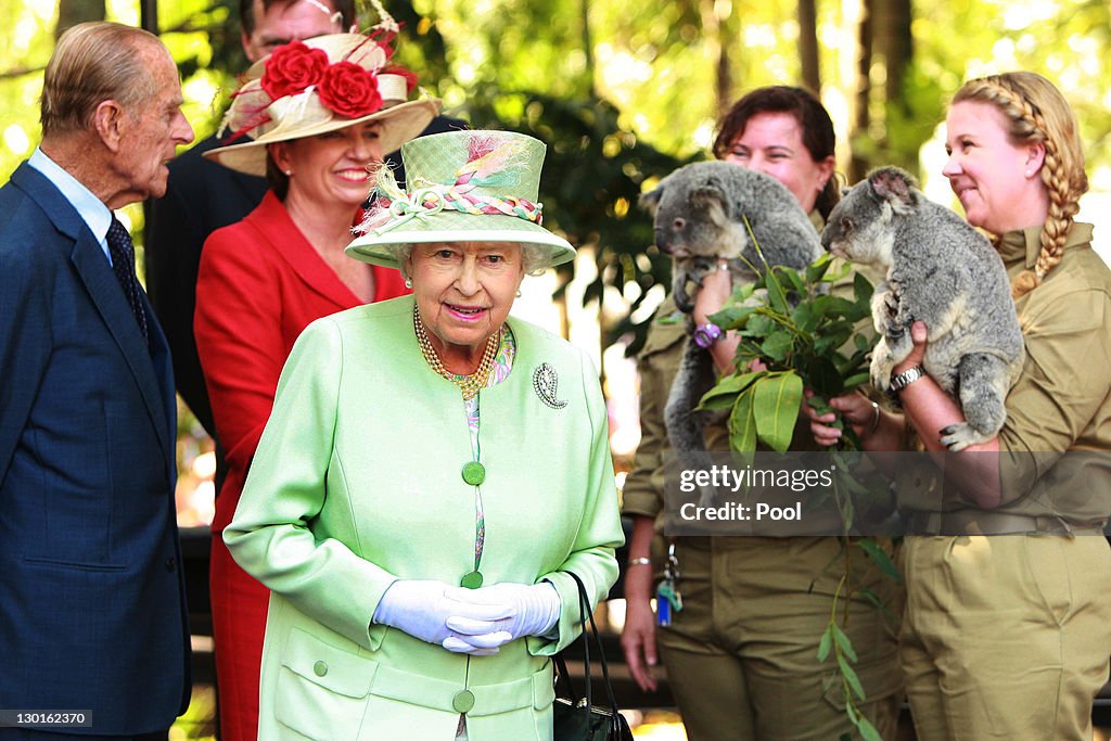 Queen Elizabeth II And Duke of Edinburgh Visit Australia - Day 6