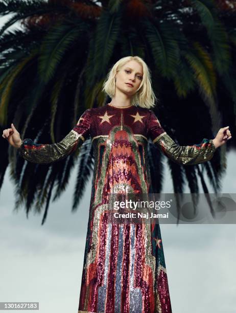 Actress Mia Wasikowska is photographed for L'Officiel Italia on March 11, 2016 in Los Angeles, California. COVER IMAGE.