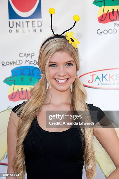 Actress Alexandria Deberry arrives at Camp Ronald McDonald For Good Times' 19th Annual Halloween Carnival at Universal Studios on October 23, 2011 in...