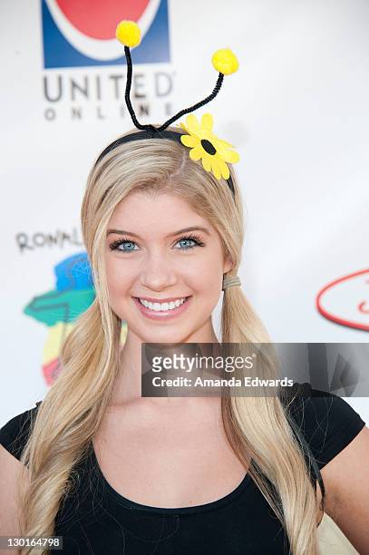 Actress Alexandria Deberry arrives at Camp Ronald McDonald For Good Times' 19th Annual Halloween Carnival at Universal Studios on October 23, 2011 in...