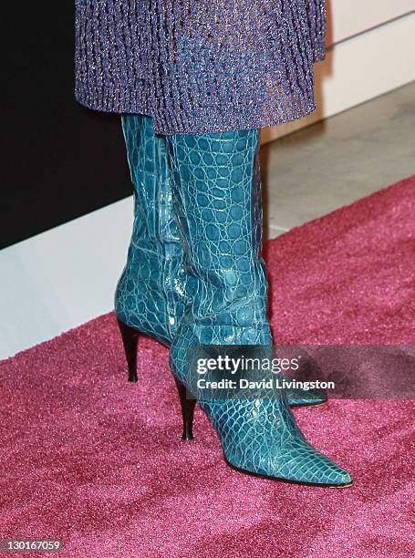 Actress Jo Champa attends the Rodeo Drive Walk of Style Award event honoring Iman and Missoni on October 23, 2011 in Beverly Hills, California.