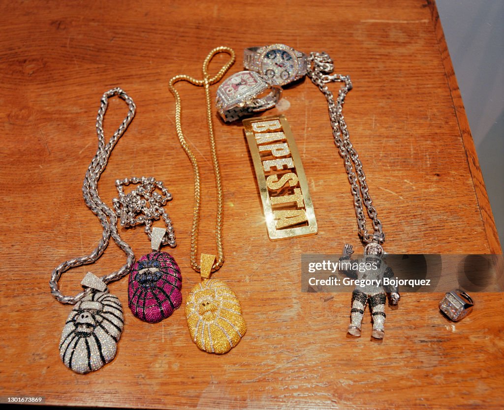 Japanese fashion designer, Nigo's jewelry collection in February in News  Photo - Getty Images