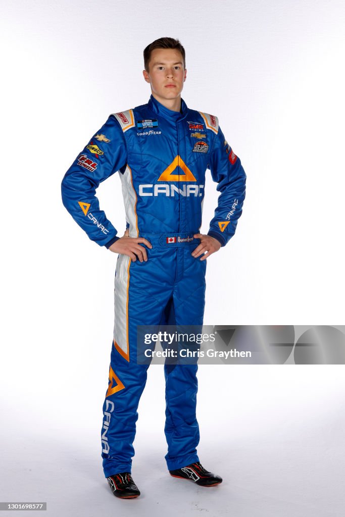 Dominic Lessard Driver NASCAR driver Raphael Lessard poses for a photo at Daytona... News ...