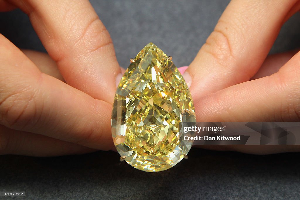 A Sun Drop Diamond Forms Part Of Sothebys Magnificent Jewels Sale