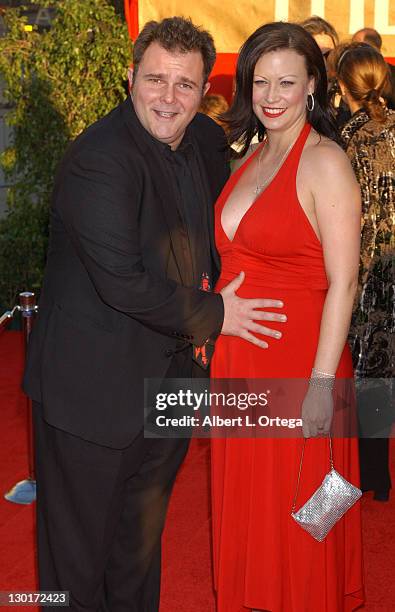 Jeremy Ratchford and wife Tori during The 30th Annual People's Choice Awards - Arrivals at Pasadena Civic Auditorium in Pasadena, California, United...