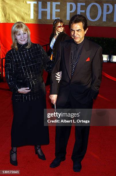 Joe Mantegna and wife Arlene during The 30th Annual People's Choice Awards - Arrivals at Pasadena Civic Auditorium in Pasadena, California, United...