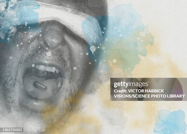 illustrations, cliparts, dessins animés et icônes de mental illness, conceptual illustration - équipement de privation de liberté