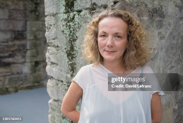 Portrait de l'actrice française Catherine Hiegel. Elle a été la compagne de l'acteur Richard Berry avec qui elle a eu une fille : Coline Berry.