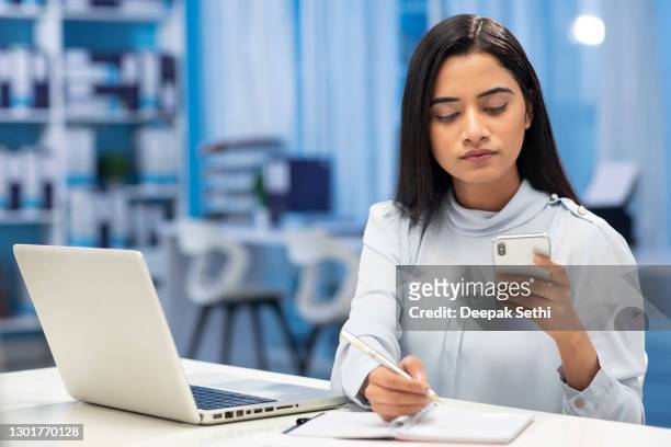 young business woman - stock photo - writing copy stock pictures, royalty-free photos & images