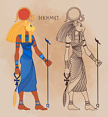 Sekhmet, the goddess of the sun