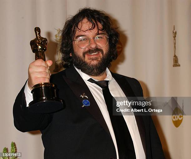 Peter Jackson, winner of Best Director for "The Lord of the Rings: The Return of the King"