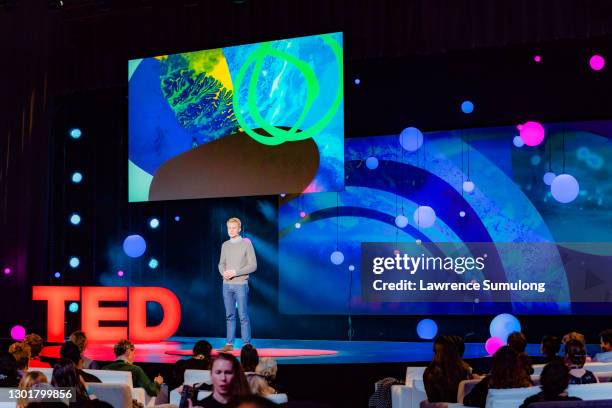 Epidemiologist Adam Kucharski speaks at TED2018 - The Age of Amazement on April 10, 2018 in Vancouver, Canada.