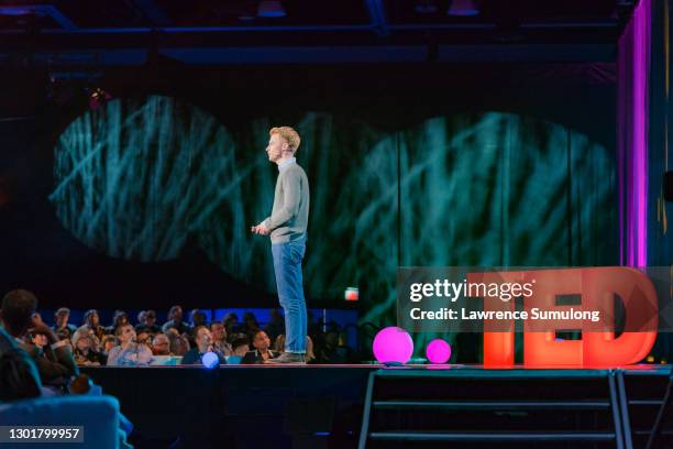 Epidemiologist Adam Kucharski speaks at TED2018 - The Age of Amazement on April 10, 2018 in Vancouver, Canada.