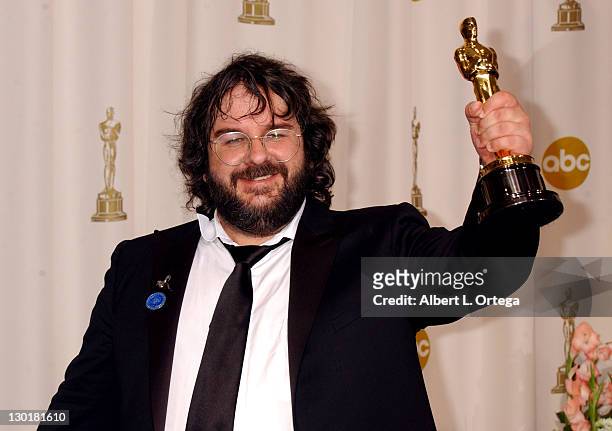Peter Jackson, winner of Best Director for "The Lord of the Rings: The Return of the King"