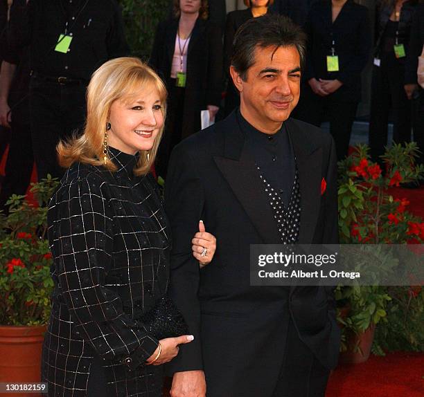 Joe Mantegna and wife Arlene during The 30th Annual People's Choice Awards - Arrivals at Pasadena Civic Auditorium in Pasadena, California, United...