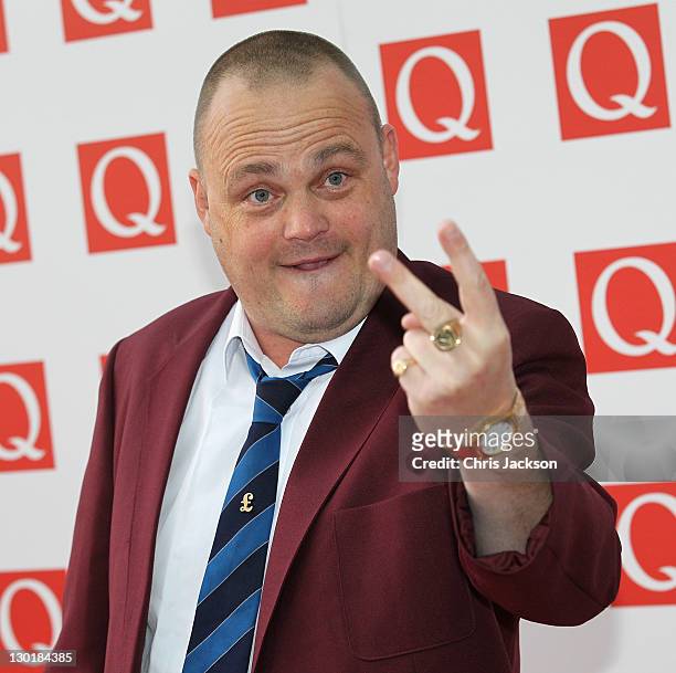 Al Murray attends the Q awards at The Grosvenor House Hotel on October 24, 2011 in London, England.