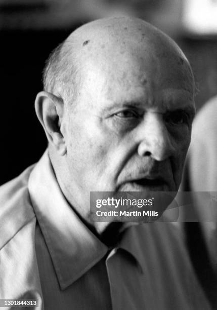 Spanish cellist, composer, and conductor Pablo Casals poses for a portrait circa 1967.