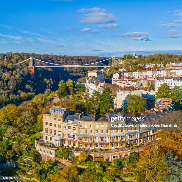 clifton suspension bridge spanning the river avon and linking clifton and leigh woods, bristol, england, united kingdom, europe - bristol clifton stock pictures, royalty-free photos & images