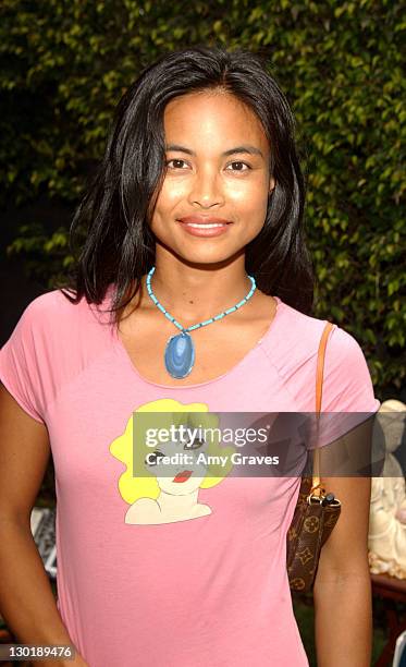 Joanna Bacalso wearing Energymuse necklace during The Ultimate Crib - Day Two at Viceroy Hotel in Santa Monica, California, United States.