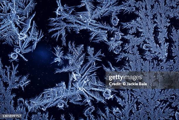 ice crystals - ice crystal stock pictures, royalty-free photos & images
