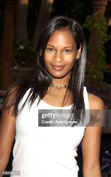 Robinne Lee during Charles Worthington Golden Globes Suite - Day Three at Private Residence in West Hollywood, California, United States.