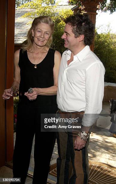 Vanessa Redgrave and Charles Worthington during Charles Worthington Golden Globes Suite - Day Three at Private Residence in West Hollywood,...