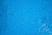 Clear blue swimming pool water
