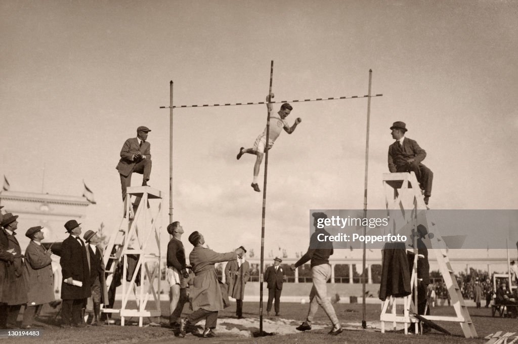 1920 Olympic Games - Pole Vaulter Frank Foss